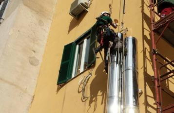 L�installazione di una canna fumaria in un condominio