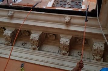 Ripristino delle facciate di un importante istituto religioso nel centro storico di Roma - INTERVENTO SENZA PONTEGGI