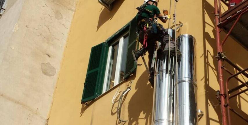 L�installazione di una canna fumaria in un condominio